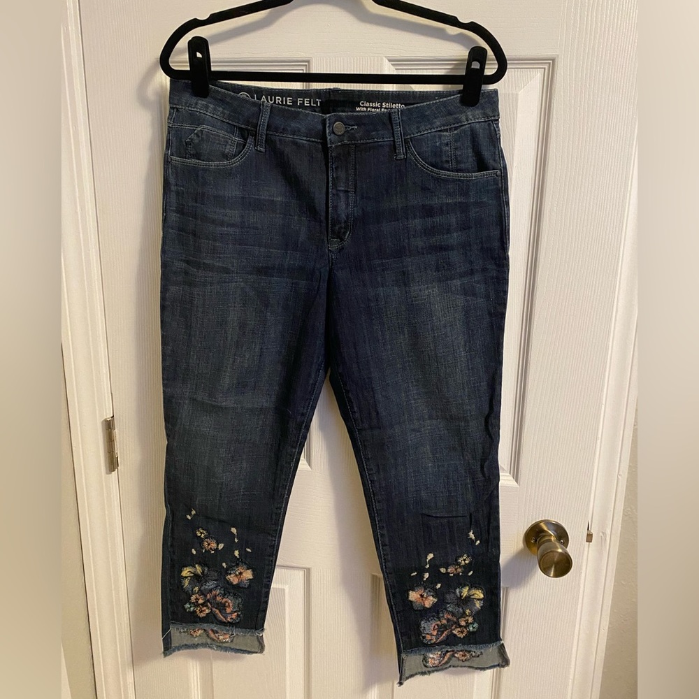 Laurie Felt crop skinny jeans